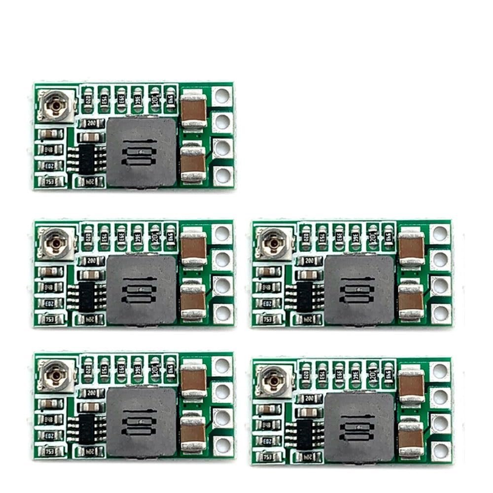 1/5/10pcs3A Mini DC-DC Step Down Converter Volt Regulator 5V-23V to 3.3V 6V 9V 12V 340KHz(5PCS)