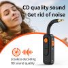 Gugxiom Airplane Bluetooth 5.4 Adapter, 3.5mm AUX Wireless Audio Transmitte Receiver, for Travel Flight, Airline, Gym, Home Stereo, Speakers view 4