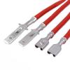 10 Pcs 4.8mm Auto Brass Tinned Electrical Cable Connectors Crimp Terminal Box Wire Splice Pins(G169 Lengthen,10 Pcs) view 2