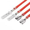 10 Pcs 4.8mm Auto Brass Tinned Electrical Cable Connectors Crimp Terminal Box Wire Splice Pins(G169 Lengthen,10 Pcs) view 4