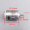 1pcs High-Speed 550 DC Motor - 30,000 RPM, 6V, High Power, Durable & Efficient for CNC, DIY & Industrial Applications view 3
