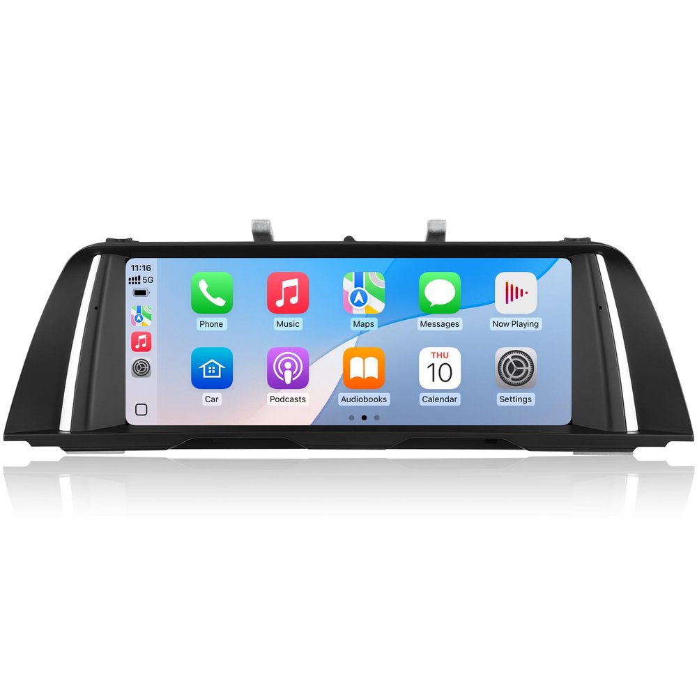 10.25 inch Touch Screen Wireless CarPlay for BMW 5 Series F10 F11(2011-2012) CIC System Android Auto Factory Car Radio Upgrade Original Stereo Amplifier Retained