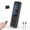 80GB Voice Activated Recorder with Playback, Vandlion 1536Kbps HD Digital Recording Device (70Hrs Recording Time) with Noise Reduction, Password for Lectures Meetings Interviews Classes view 1