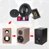 HiVi-Swans DIY 2.2-Speaker kit Home Theater Rear/Side Speaker for 5.1/7.1/11.1 Setup, 2.2 Crossover, German High-Frequency Driver (Drivers Only; Enclosure Required) view 2