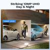 LongPlus 12MP Wired Home Security Camera System, 4pcs 12 Megapixel UHD PoE Surveillance Cameras, Person Vehicle Detection, Spotlight Color Night Vision, 8CH NVR with 2TB HDD, LP12ME84B1 view 2