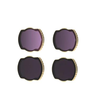 Adjustable Lens Filter for Avata O3 Sky End ND Filter Set Filter Kit for Filter CPL NDPL MCUV Polarizer Camera Accessories(ND 4 in 1 Gold)