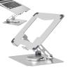 Laptop Stand for Desk - Tablet Riser Holder for 14-17.3 Inch Laptop | Carbon Steel with Stable Load Capacity, Portable Functional Design, Ideal for Home, Study, Office, 26x22cm view 1