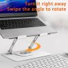 Laptop Stand for Desk - Tablet Riser Holder for 14-17.3 Inch Laptop | Carbon Steel with Stable Load Capacity, Portable Functional Design, Ideal for Home, Study, Office, 26x22cm view 4