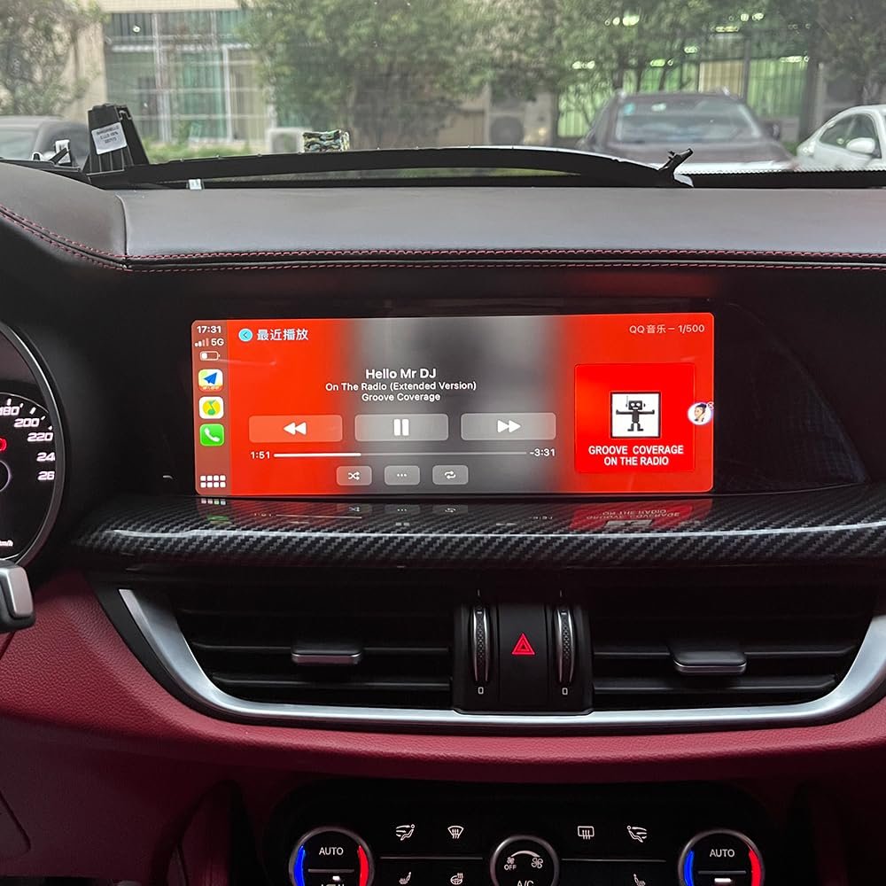 10.25 Inch Android Car Radio for Alfa Romeo Giulia Stelvio 2015-2020 Stereo Upgrade GPS Navigation Head Unit Multimedia Player Auto Radio Carplay (for Giulia, 8-256GB)