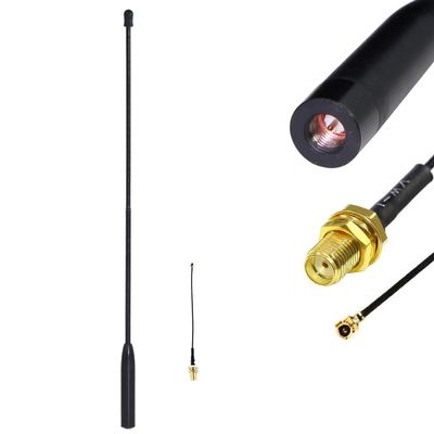 Antenna Standard with SMA Internal Thread Internal Needle Male Head Antenna Flexible SMA Head 20cm Black OR 40cm (40cm902-928mhz and ipex)