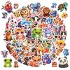100 Pcs Big Eyes Cute Animal Stickers Bulk for Kids Classroom Boys Girls.Waterproof Vinyl Kawaii Stickers Packs for Water Bottles Phone Laptop Cup.Teacher Reward Sticker Supplies Must Haves view 1
