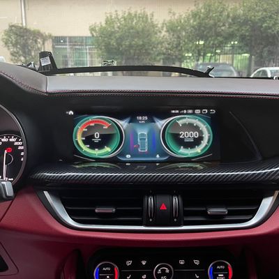 10.25 Inch Android Car Radio for Alfa Romeo Giulia Stelvio 2015-2020 Stereo Upgrade GPS Navigation Head Unit Multimedia Player Auto Radio Carplay (for Stelvio, 8-128GB)