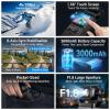 4K/30FPS 48MP Body Vlogging Camera, Pocket Action Camera with 6-Axis Stabilization,180 Rotatable Lens, 160 Wide FOV Video Recording, WIFI Digital Vlogging Camera for YouTube,Travel,Creators view 2