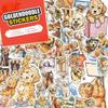100 PCS Goldendoodle Stickers Pack Waterproof Dog Decals for Water Bottles, Laptops, Phones, Notebook, Cars Cool Vibrant Graphics for Golden Doodle Enthusiast view 1
