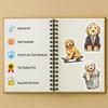 100 PCS Goldendoodle Stickers Pack Waterproof Dog Decals for Water Bottles, Laptops, Phones, Notebook, Cars Cool Vibrant Graphics for Golden Doodle Enthusiast view 4
