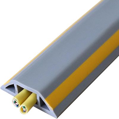 4cm Wide TV Cord Hider Cable Protector Flexible Wire Channel, for Home/Offices, Self Adhesive Cable Management Cable Raceway, Grey(2m/6.6ft Length)