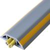 4cm Wide TV Cord Hider Cable Protector Flexible Wire Channel, for Home/Offices, Self Adhesive Cable Management Cable Raceway, Grey(2m/6.6ft Length) view 1