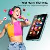 160GB MP3 Player with Bluetooth and WiFi, innioasis MP3 MP4 Player for Kids with Spotify, Amazon Music, Audible, Libby, 4.0" Touch Screen Android Music Player with Speaker, Up to 1TBGlacier Blue view 2