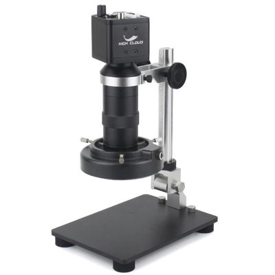 1080P VGA Digital Industry Video Monocular Microscope Camera 130X Zoom C-Mount Lens for Phone PCB Soldering Repair Tools