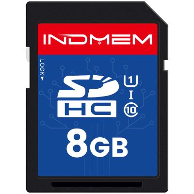 SD Card 8GB, 1 Pack UHS-I U1 Class 10 8G SDHC Flash Memory Card Compatible with Digital Camera, Computer, Trail Cameras