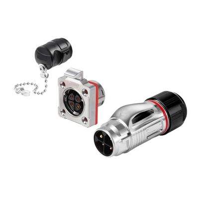 KETDDYEG Metal Formal BD-20 Industrial Aviation Plug 3-core 4-core 5-core 9-core 12-core 14-core Power Signal Connector(4 core)