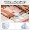 ORICO 65W USB Travel Power Strip, 7 in 1 Charging Station with 3AC, 2 USB-A, 2 USB-C, Flat Plug and 4ft Thin Extension Cord, Fast Charger for MacBook, iPad, iPhone 17/16/15 - TK65 view 2