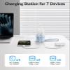 ORICO 65W USB Travel Power Strip, 7 in 1 Charging Station with 3AC, 2 USB-A, 2 USB-C, Flat Plug and 4ft Thin Extension Cord, Fast Charger for MacBook, iPad, iPhone 17/16/15 - TK65 view 3