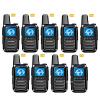 Global Lifetime Free Walkie Talkies Unlimited Range 4G LTE PoC(Push-to-Talk Over Cellular) Radios Nationwide PTT Two Way Radios Long Distance for Family, Logistics, Company 9pcs with sim Card view 1