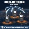 Global Lifetime Free Walkie Talkies Unlimited Range 4G LTE PoC(Push-to-Talk Over Cellular) Radios Nationwide PTT Two Way Radios Long Distance for Family, Logistics, Company 9pcs with sim Card view 2