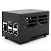 KKSB Raspberry Pi 5 M.2 HAT Case  Aluminum Enclosure Compatible with NVMe Hats, AI Hats, and Official Raspberry Pi Cooler view 3