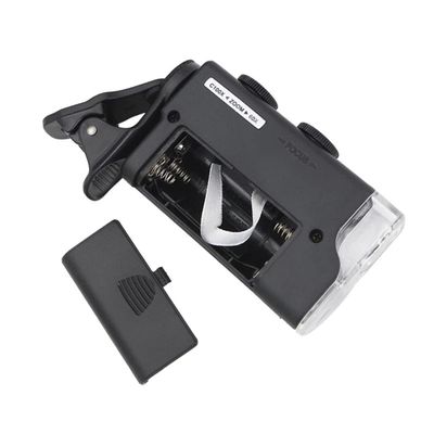 Microscope Accessories kit Slide Preparation camer 60X-100X Mobile Phone Microscope with Cell Phone Clip with Carring Bag Microscope Accessories