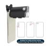 Microscope Accessories kit Slide Preparation camer 60X-100X Mobile Phone Microscope with Cell Phone Clip with Carring Bag Microscope Accessories view 2
