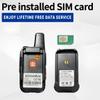 Global Lifetime Free Walkie Talkies Unlimited Range 4G LTE PoC(Push-to-Talk Over Cellular) Radios Nationwide PTT Two Way Radios Long Distance for Family, Logistics, Company 5pcs with sim Card view 3