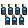 Global Lifetime Free Walkie Talkies Unlimited Range 4G LTE PoC(Push-to-Talk Over Cellular) Radios Nationwide PTT Two Way Radios Long Distance for Family, Logistics, Company 7pcs with sim Card view 1