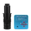 38MP 2K HDMI UBS Industry Video Microscope Camera 130X/180X/300X C-Mount Lens 56 LED Light view 1