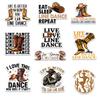 10 Pcs Line Dance Stickers Pack  Gift for Parents, Siblings, Friends, Teammates, Students, Teachers, Dance Enthusiasts  Ideal for Laptops, Water Bottles, Journals, Scrapbooking, Gear, Mugs 3 view 1