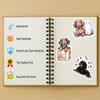 100 PCS Dachshund Stickers Pack  Waterproof Dog Decals for Water Bottles, Laptops, Phones, Notebook, Cars  Cool Vibrant Graphics for Dachshund Enthusiast view 4
