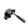 ThtRht Tripod Fluid Head Mount Panhead with 1/4'' Quick Release Plate Long Handle Pan/Tilt Head Phone Holder Adapter Pan Head for Action Camera Tripod DSLR Camcorder Video Recording Vlog Selfie Stick view 1