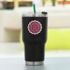 100 PCS Mandala Stickers Pack  Waterproof Vinyl Decals for Water Bottles, Laptops, Phones, Notebook, Cars  Cool Vibrant Graphics for Mandala Enthusiast view 3