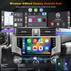4G+64G Upgrade Android Radio for Toyota 4Runner 2010-2024, Head Unit Car Audio 9inch Touch Screen Replacement Stereo Wireless Carplay Android Auto Bluetooth 5GWiFi GPS Navigation FM DSP Backup Camera view 3