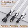 Cord Hider for One Wire 102in Cable Hider Concealer & ZhiYo 204in Cord Covers for Wires on Wall Bundle view 2