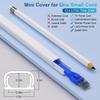 Cord Hider for One Wire 102in Cable Hider Concealer & ZhiYo 204in Cord Covers for Wires on Wall Bundle view 3