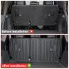 Car Trunk Mat Decoration Fit for 2024-Present Lexus Gx550 Gx550h Black TPE Waterproof Scratch-Proof Carpet Mat Interior Modification Accessories (Seat Back) view 3
