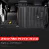 Car Trunk Mat Decoration Fit for 2024-Present Lexus Gx550 Gx550h Black TPE Waterproof Scratch-Proof Carpet Mat Interior Modification Accessories (Seat Back) view 4