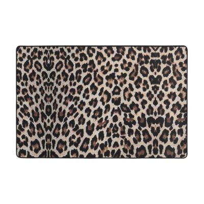 Leopard Print Print Print Carpet 72x48in Bedroom Rug Non-Slip Area Rugs for Living Room
