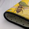 Yellow Lemon and Bee Print Carpet 72x48in Bedroom Rug Non-Slip Area Rugs for Living Room view 4