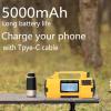 Emergency Radio with NOAA Weather Alert and Solar Crank view 2
