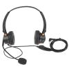 YuShaTra H600D 25. MV Telephone Headset, Customer Service Headset with Microphone, Noise Reduction Binaural Headphones with Volume Control, 25mm. Jack for Landline or Cordless view 1