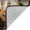 Art Red Wine Galsses & Grapes Print Carpet 80x58in Bedroom Rug Non-Slip Area Rugs for Living Room view 4