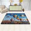 Hot Air Balloons Print Carpet 72x48in Bedroom Rug Non-Slip Area Rugs for Living Room view 2